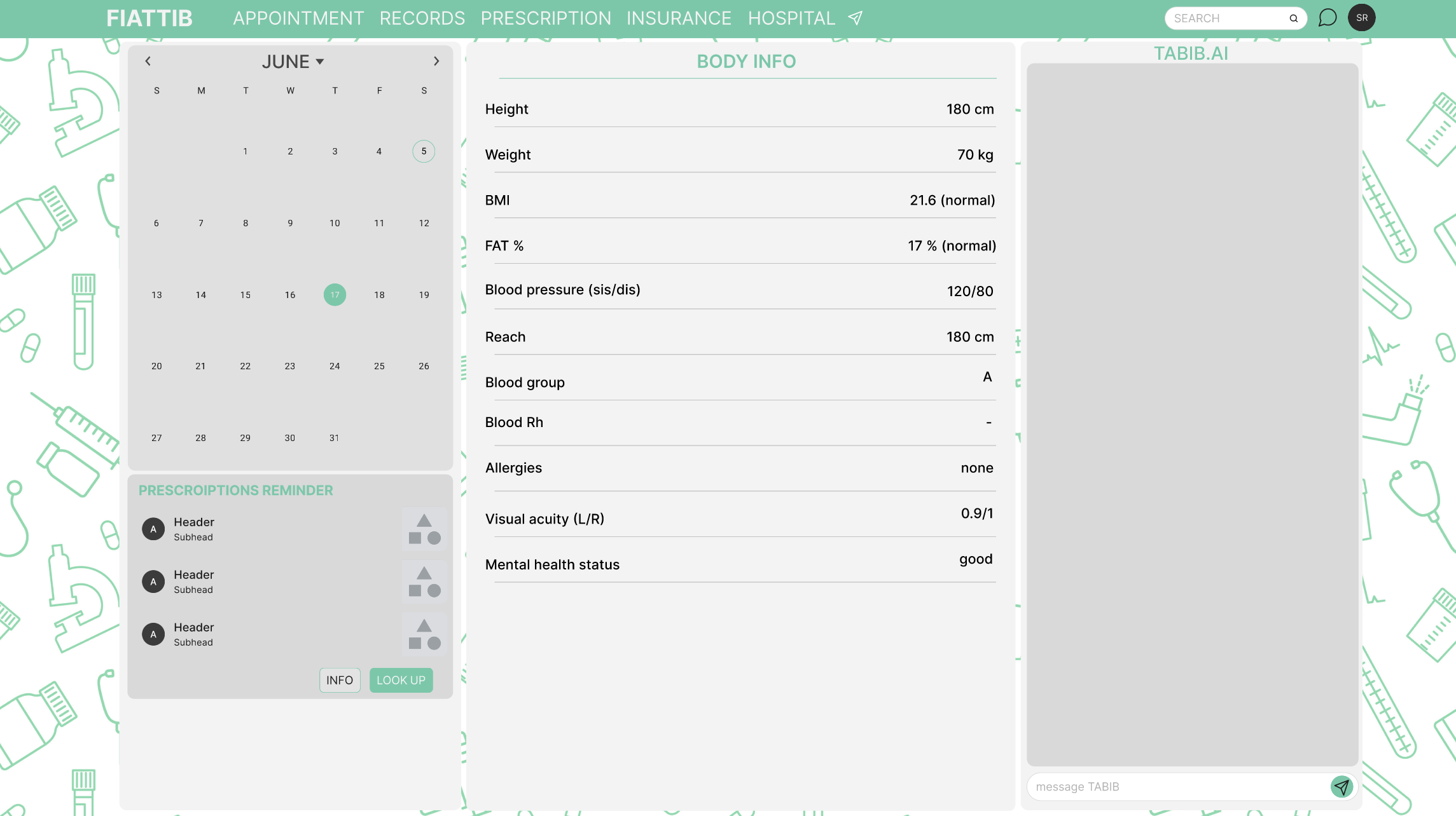 Patient Dashboard